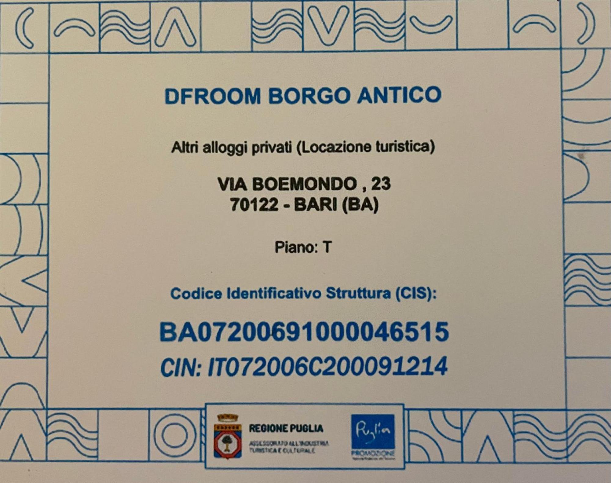 Df Room Borgo Antico Bari Eksteriør billede